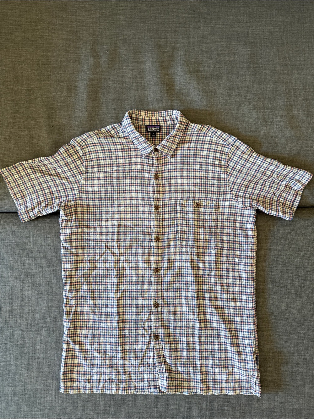 Patagonia Organic Cotton Short-Sleeve Plaid Shirt
